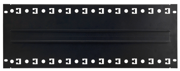 4U DIN-kisko asennuslevy TH35-24&times;S&nbsp; RACK 19&Prime;