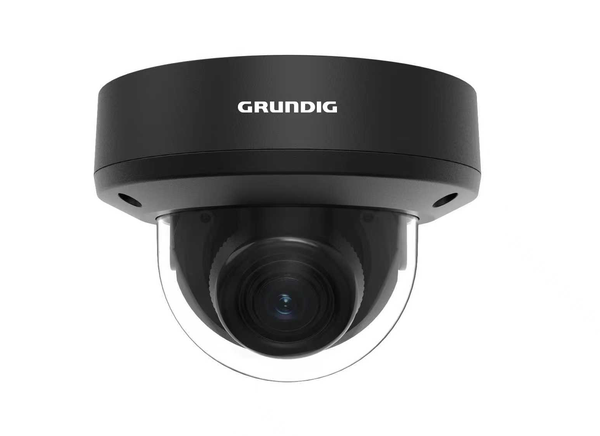 IP Dome kamera 5MP 2.8-12mm, vandaali, IR 30m, IP67, NDAA, SMART-sarja, musta