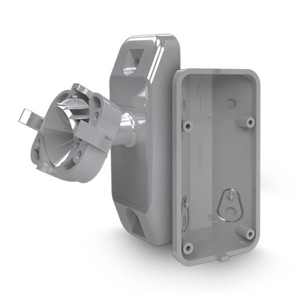 Sein&auml;asennusjalusta OPAL ja AOD -ulkoilmaisimiin, harmaa