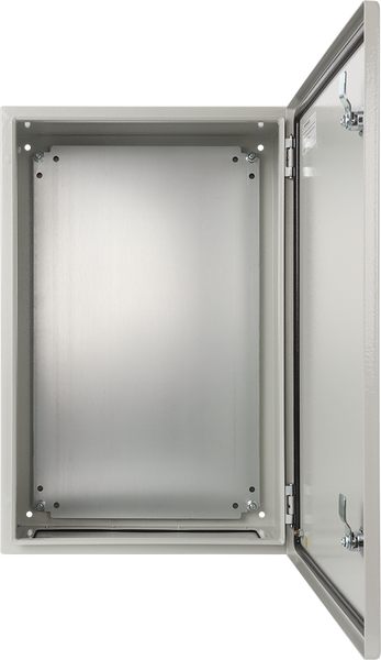Metallikaappi vandaali IP66 asennuslevyll&auml;, 400x600x200
