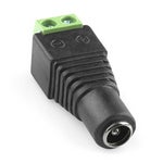 DC-liitin ruuviliittimill&auml; (irroitettava) naaras