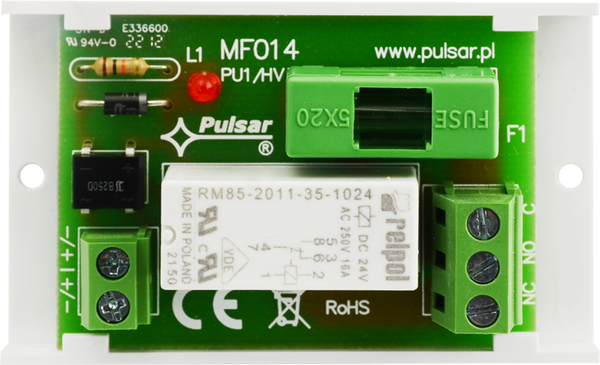 Relemoduli 24VDC/AC