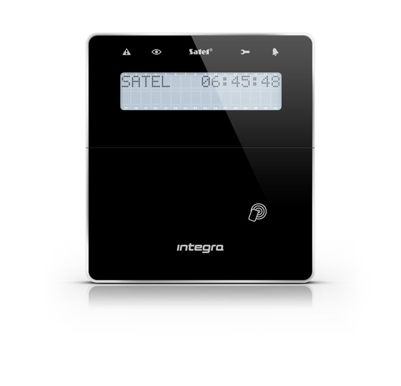 Integra langaton LCD k&auml;ytt&ouml;laite et&auml;lukijalla ABAX2, musta
