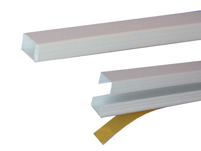 Johtokotelo valkoinen, umpi, 1,25 m, 20 x 18 mm (20/ltk)